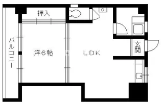 新谷ビル【6階】の間取り