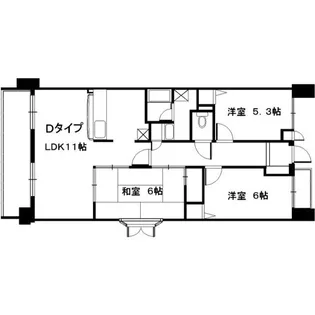 アグア【4階】の間取り