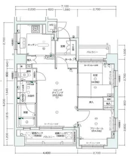 ロータリー上町【2階】の間取り