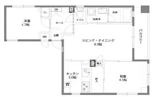 ロータリー上町【3階】の間取り