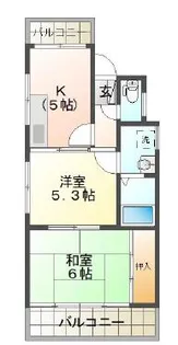 大森マンション【2階】の間取り