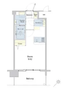エンクレスト博多駅東Ⅱ【10階】の間取り
