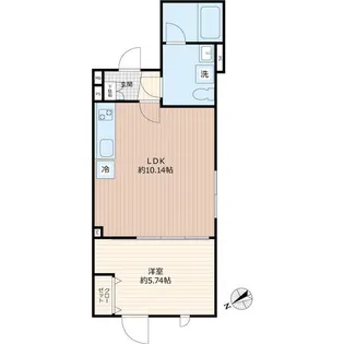 STRIPES 用賀Ⅱ【4階】の間取り