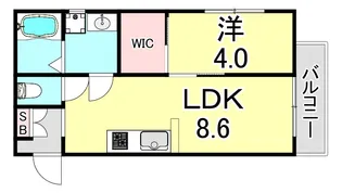 ブルーム【2階】の間取り