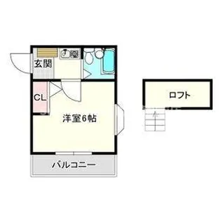 サンパレス21南武庫之荘【2階】の間取り