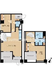 レジデンス三宿の間取り