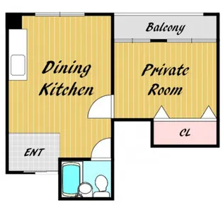 KOYAエスパシオ中之島【4階】の間取り