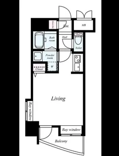 ラフォーレ西公園【6階】の間取り