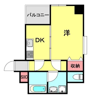 オープンセサミ元町通【4階】の間取り