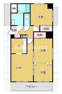 ベル・アーバニティ西難波【2階】の間取り