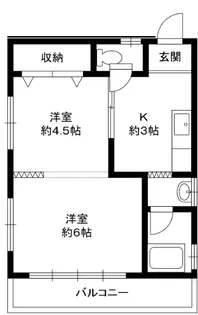 パンション飛松【4階】の間取り