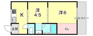ハイツテンドウ【1階】の間取り