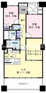 ルネマスターズタワー【20階】の間取り