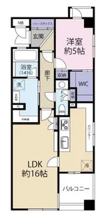 ワコーレ六甲レガーロ【3階】の間取り