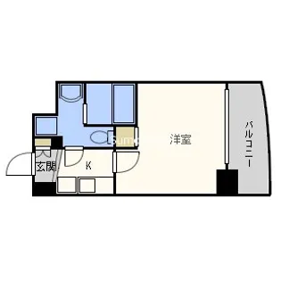 セレニテ難波西【3階】の間取り