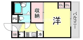 レオパレスK・K【2階】の間取り