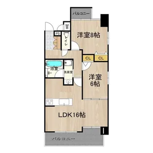 サムティグランツ神戸【12階】の間取り