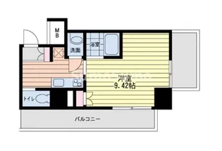 ルネ日本橋アネーロ【11階】の間取り