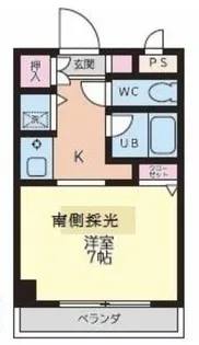 リーガルコート明和【4階】の間取り