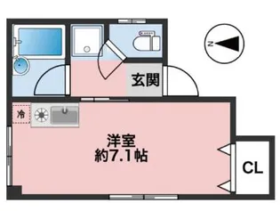 カーサビアンカ【4階】の間取り