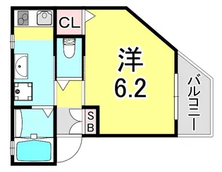 グランメール梅ケ香町ANNEX【2階】の間取り