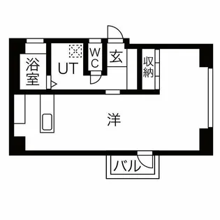 ドーマ島之内【8階】の間取り