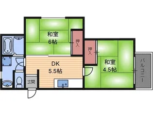 シャトリエコマエ【1階】の間取り