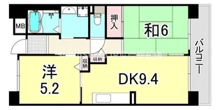 URパークタウン西武庫 11号棟【4階】の間取り