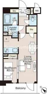CREATIF三軒茶屋【4階】の間取り