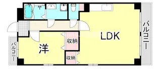 REBANGA武庫之荘アパートメント【2階】の間取り