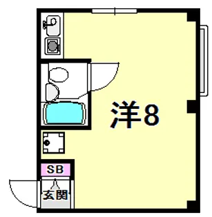 Nishinomiya Twin【3階】の間取り