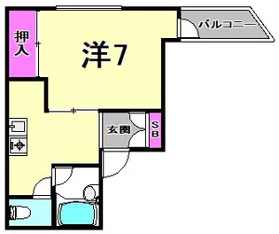 ニューハーモニーセンタービル【4階】の間取り