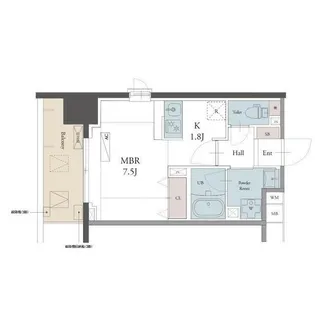 ラグゼナ用賀【3階】の間取り