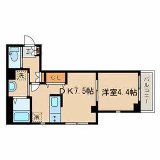 シーズ・ガレリア目黒【2階】の間取り