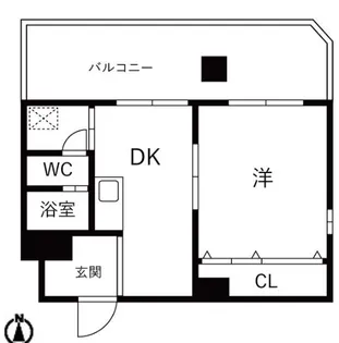 サンビラ大手前【7階】の間取り