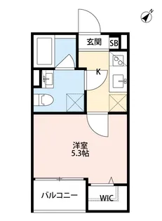 ナチュナル【3階】の間取り