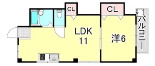 メゾンド・マリン【2階】の間取り