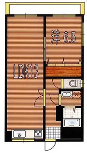 フタバハイツ【6階】の間取り