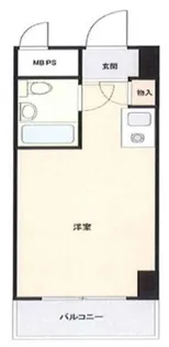 コスモプラザ三宮【6階】の間取り