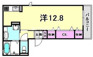 フォーシーズンズ神戸【1階】の間取り