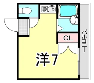 ビクトワールシェル【2階】の間取り