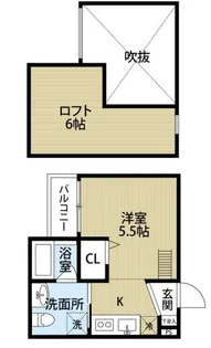 CUBE【2階】の間取り