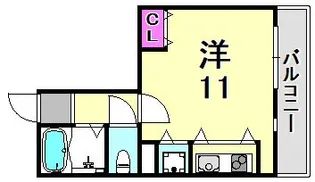 コーディアルコート前宏【6階】の間取り
