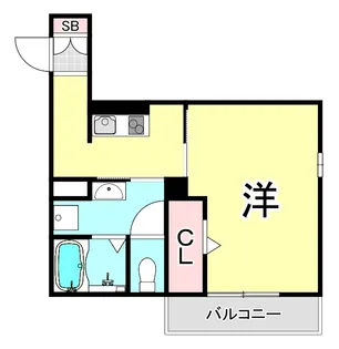 ペルスネージュ岡田 【3階】の間取り