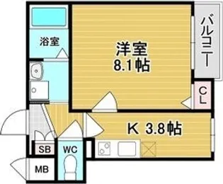 Gran Feliz【2階】の間取り