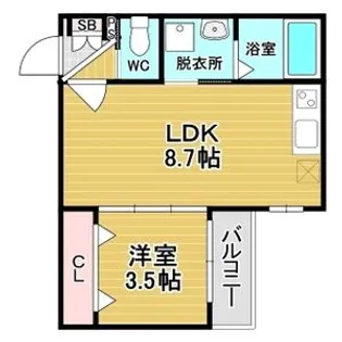 Gran Feliz【2階】の間取り