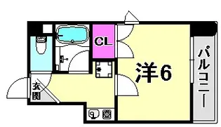 ユニテック甲子園【2階】の間取り