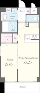 ブルーメ本山【3階】の間取り