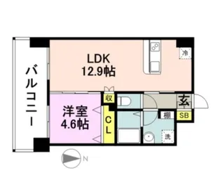 sho style HAKATA【6階】の間取り