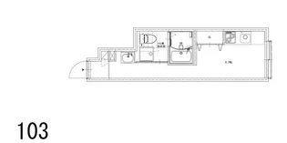ソルナクレイシア桜新町Ⅱ【1階】の間取り